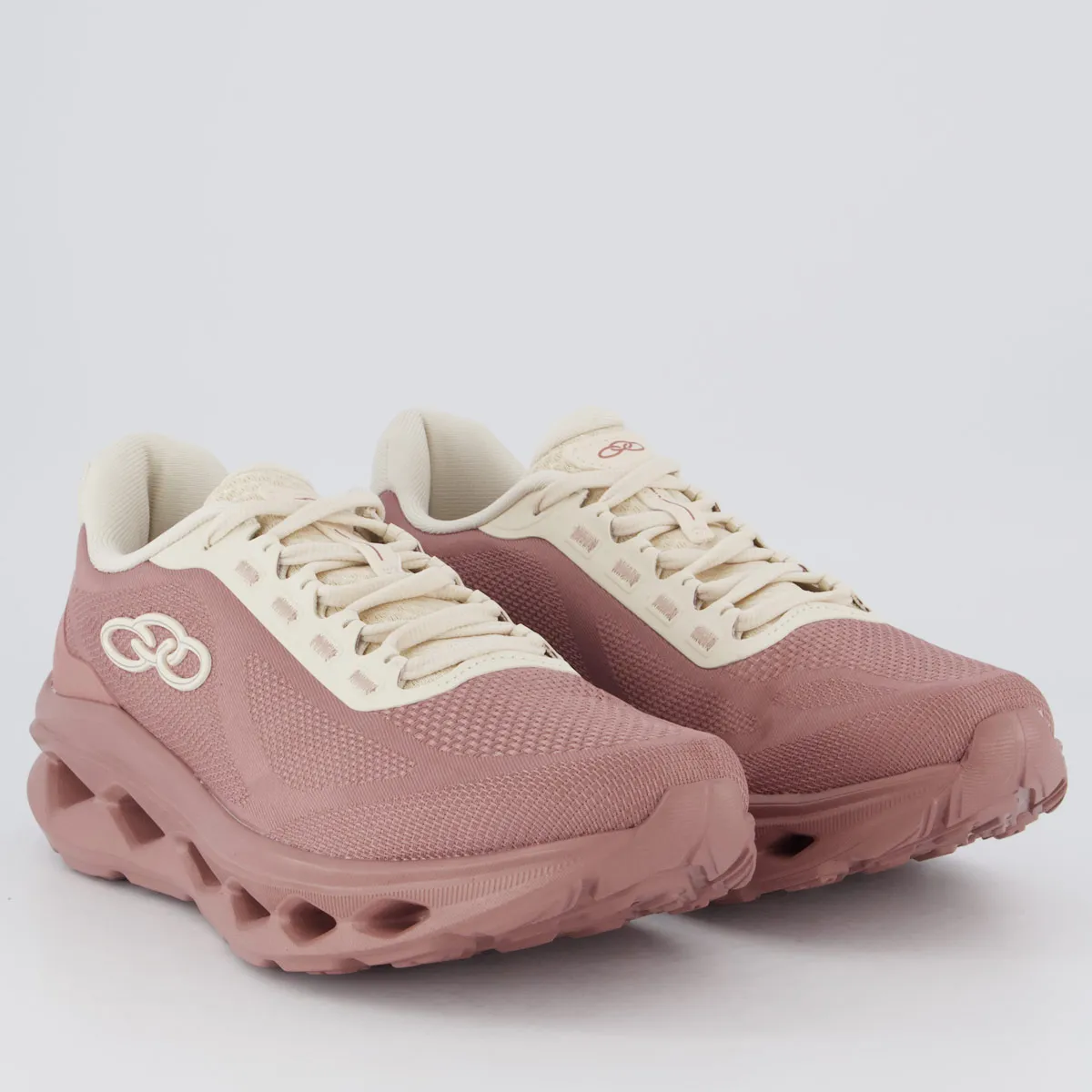 Tênis Olympikus Elevado Feminino Rosa E Bege