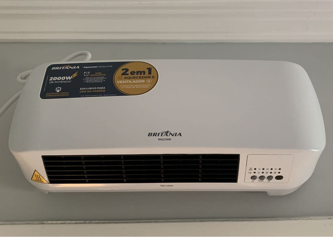 Aquecedor Britânia Baq2200b Cor Branco
