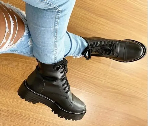 Coturno Feminino Bota Plataforma Blogueira Confort | (várias cores e tamanhos)