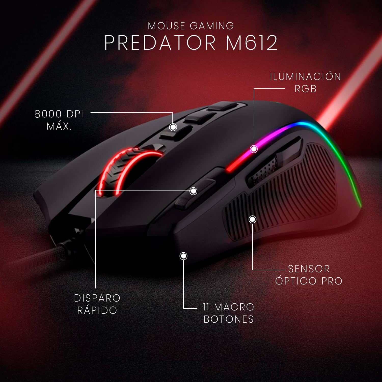 MOUSE BRABO DA REDRAGON