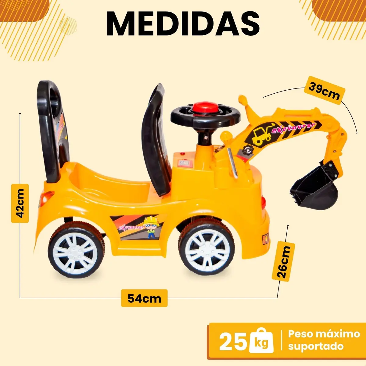TRATORZÃO DE BRINQUEDO
