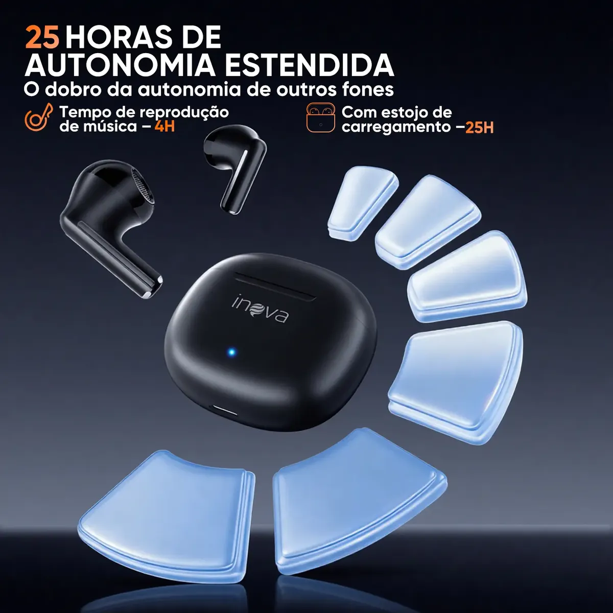 FONEZADA COM 50 HORAS DE BATERIA