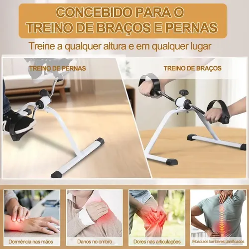 Mini Bicicleta Bike Ergométrica Para Exercícios e Fisioterapia