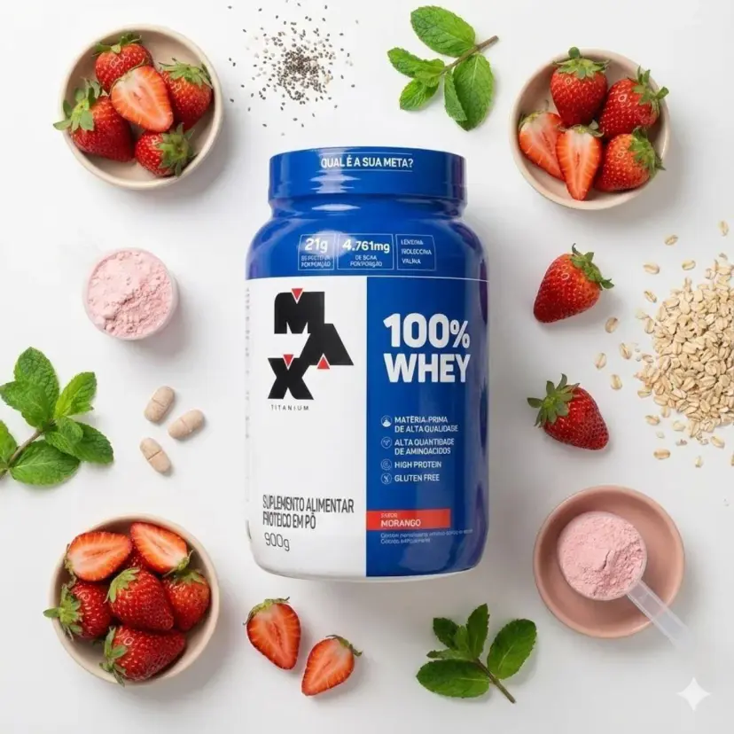 WHEY DE 1 QUILO DA MAX