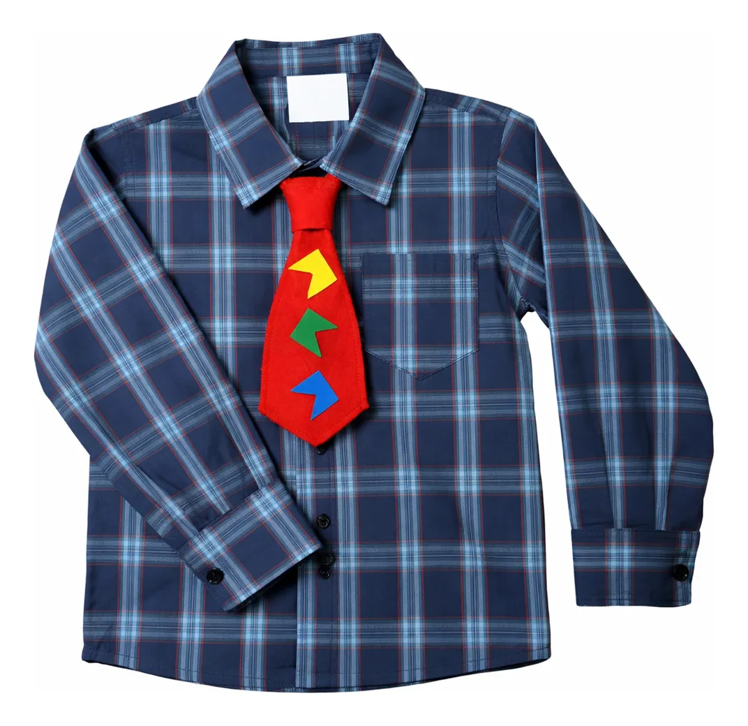 Kit Camisa + Gravata São João Festa Junina Caipira Rodeio