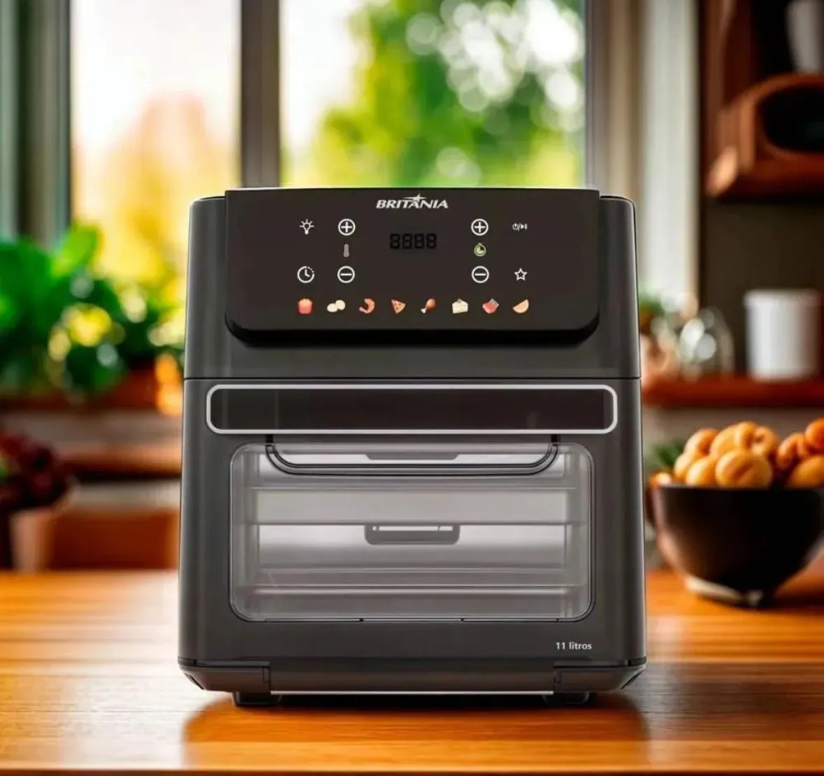 AIR FRYER 11 LITROS COM VISOR E TUDO MAIS POR MENOS DE 380