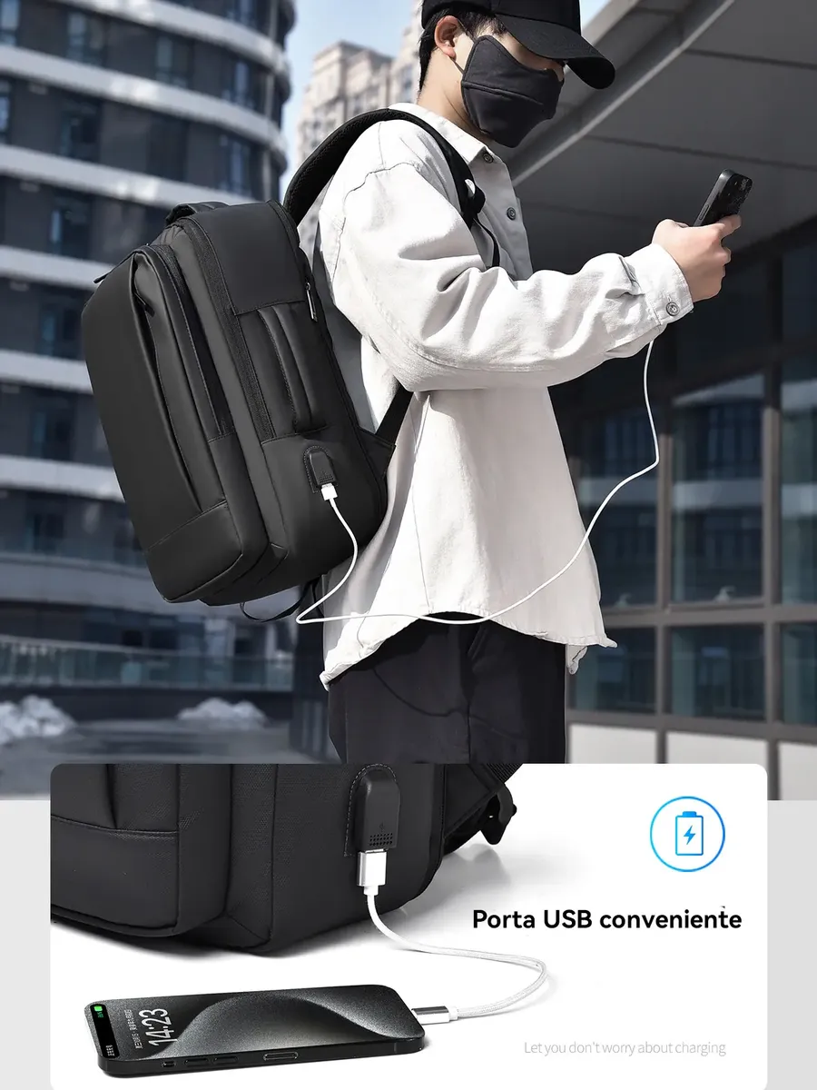 MOCHILA IMPERMEÁVEL E EXPÁNSIVEL