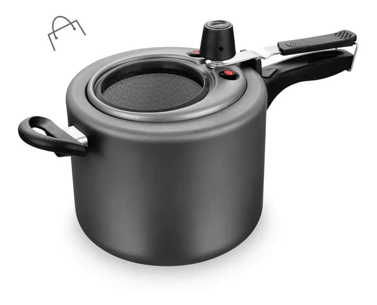 PANELA DE PRESSÃO COM VISOR