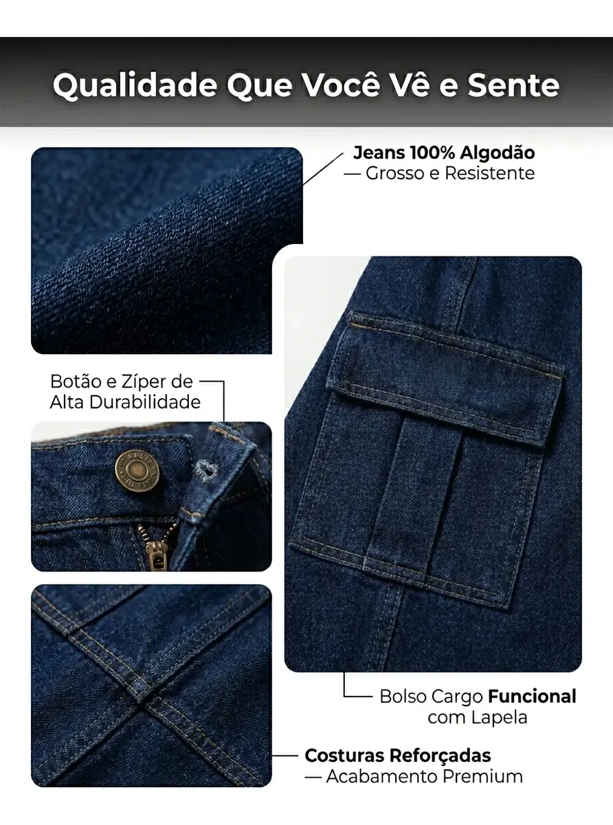 CALÇA CARGO PRA ELA