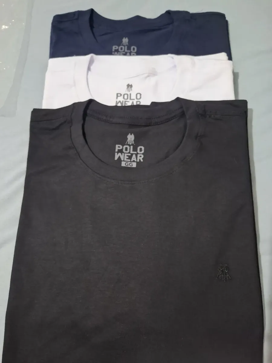 Kit 3 Camisetas Masculinas Polo Wear