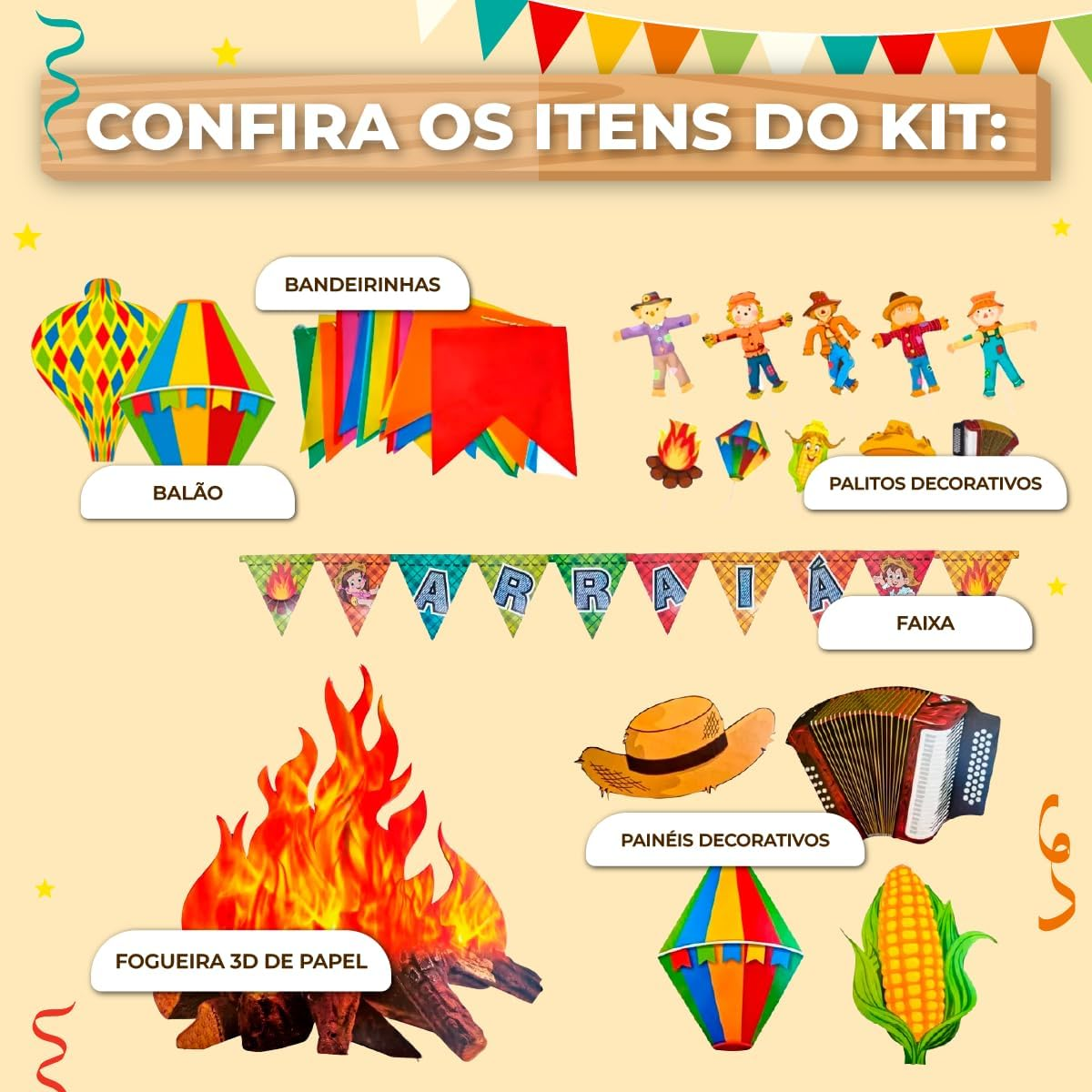 O ARRAIÁ TÁ PRONTO 🌽🎉
