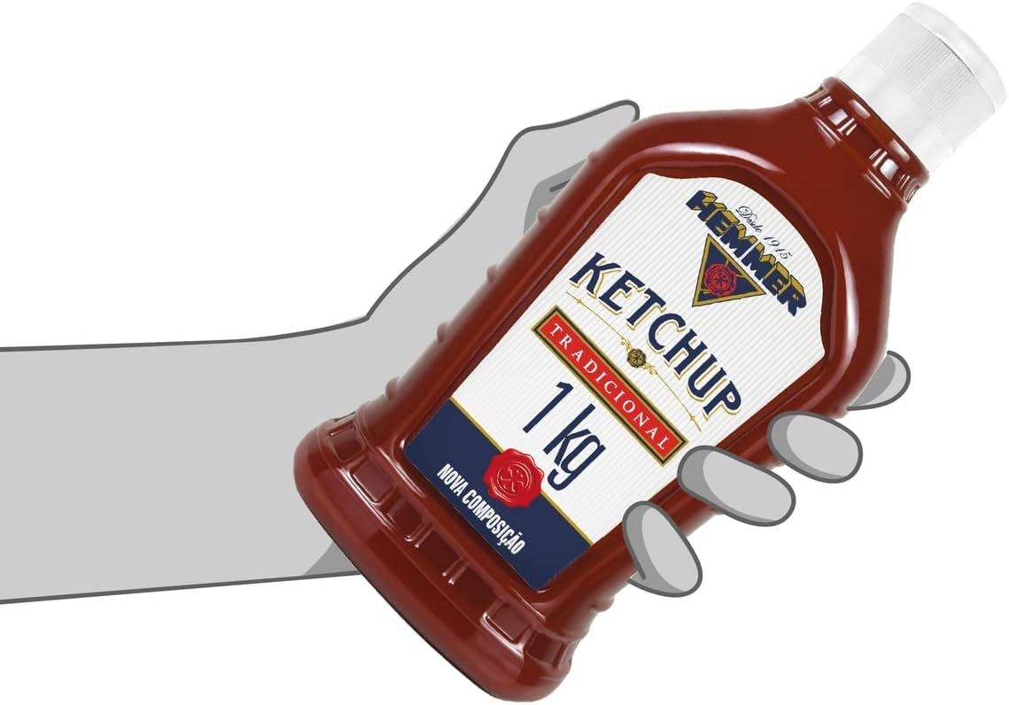 UM QUILO DE KETCHUP POR 21 CONTO