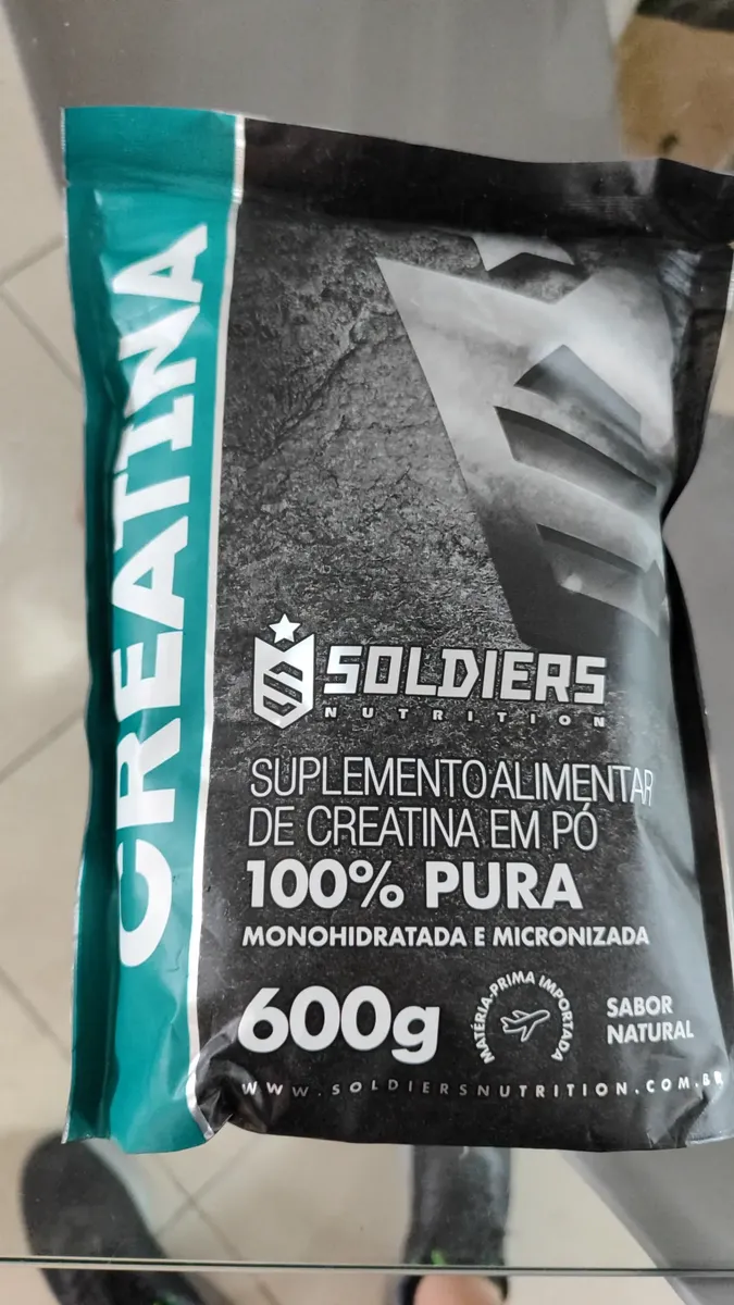 UM QUILO DA CREATINA SOLDIERS CASO QUEIRA REPOR O ESTOQUE