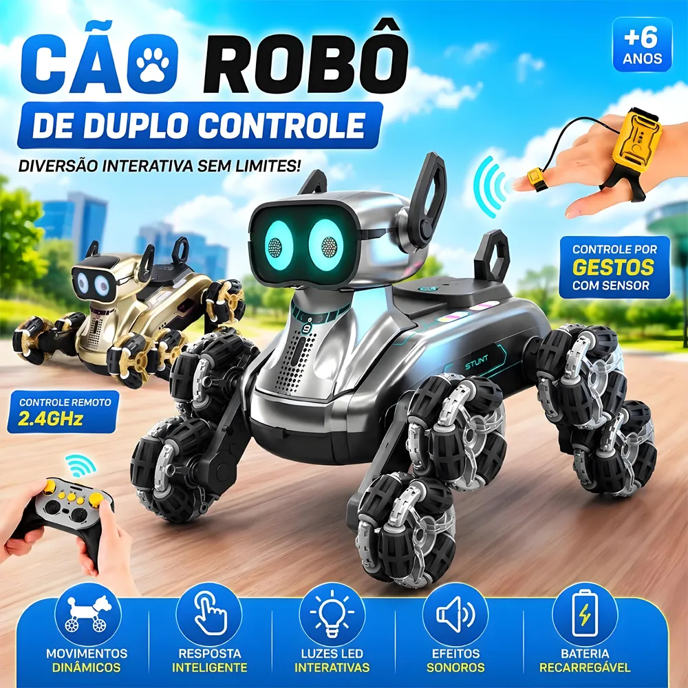 DOG ROBÔ OPÇÃO INCRÍVEL DE PRESENTE