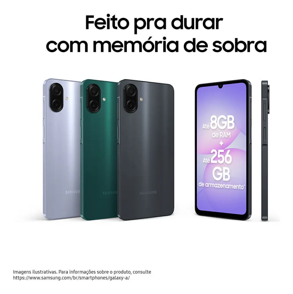 A07 COM 256GB DE MEMÓRIA