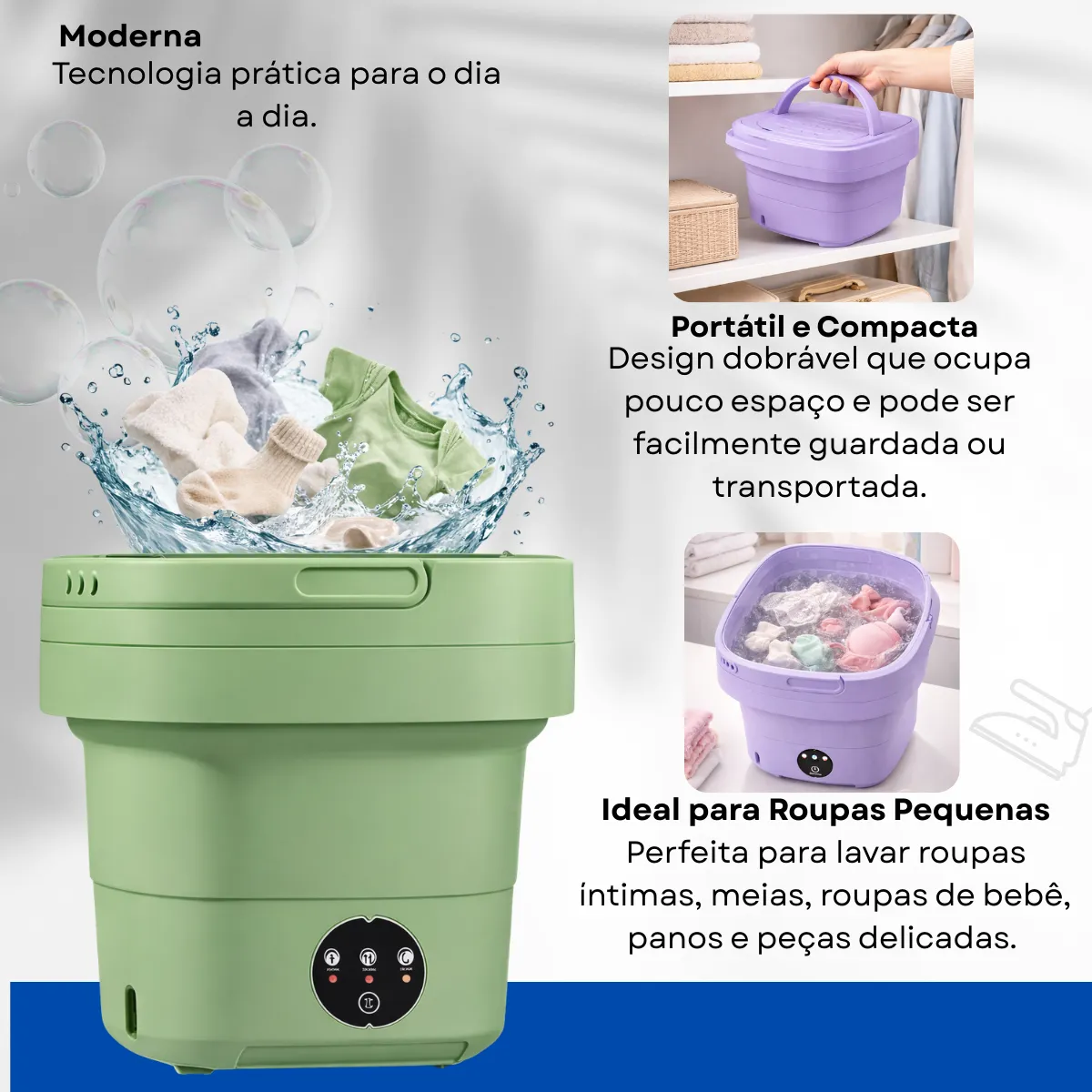 PRA LAVAR AS MEIAS DURANTE AS VIAGENS