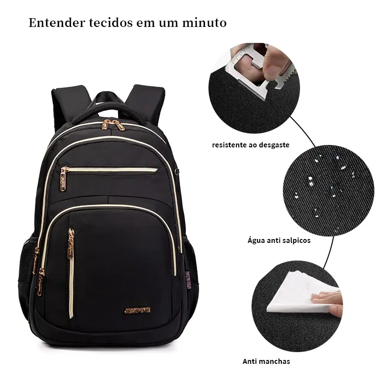 QUE MOCHILA LINDA, CURTI E TÁ NO PRECINHO