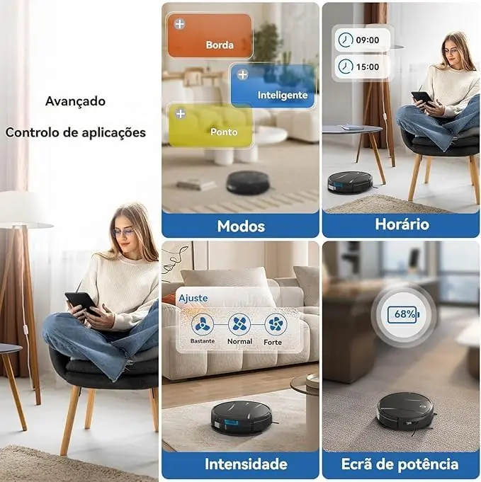 TE AMO ROBÔ ASPIRADOR QUE SE CARREGA SOZINHO