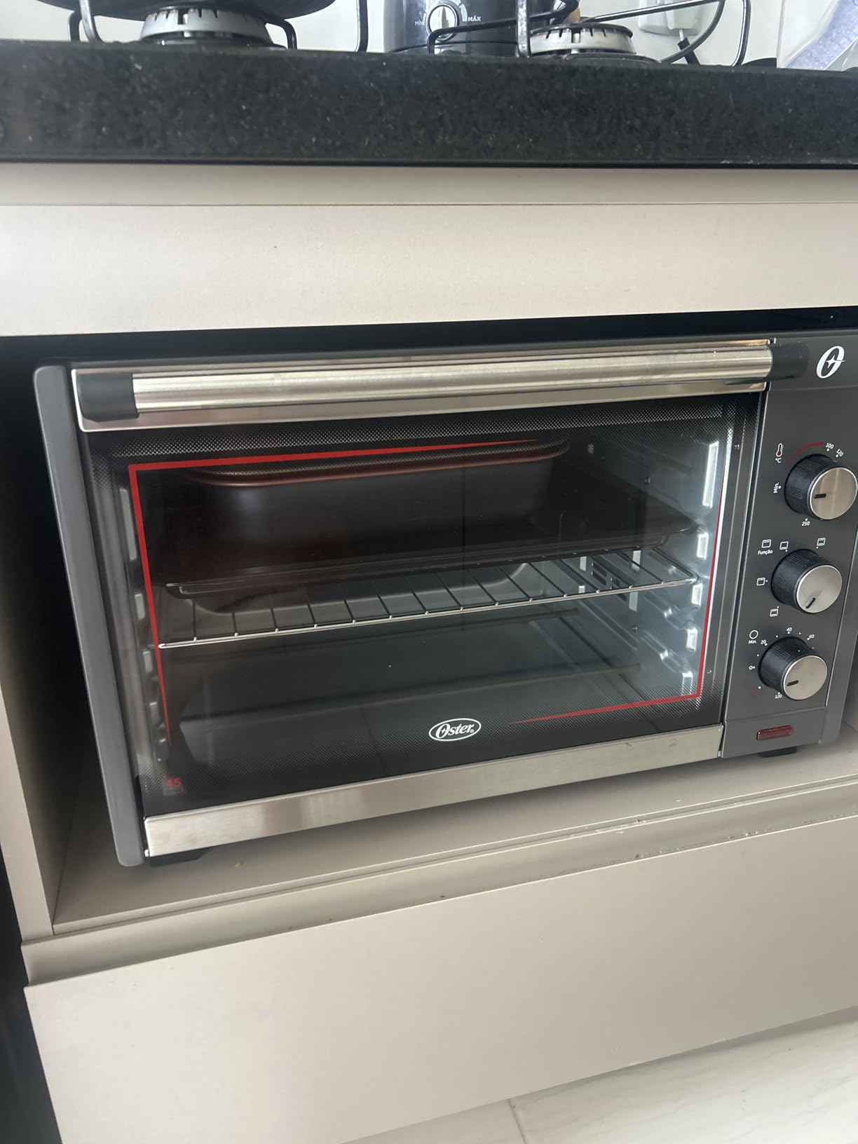 Forno Elétrico Oster, 45L, 220V, Grafite, 2000W, OFOR455