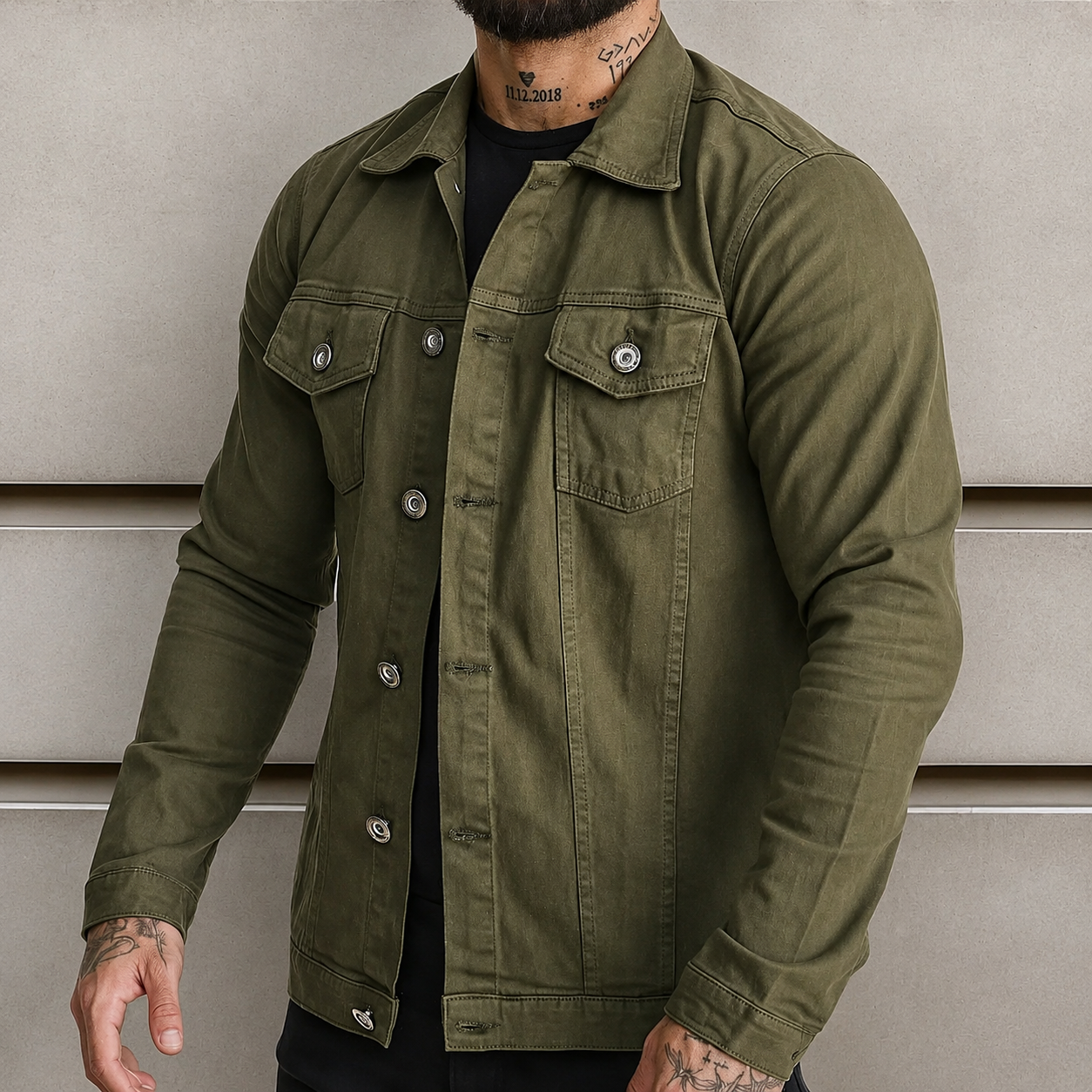 Jaqueta Jeans Masculina 4 Bolsos De Qualidade Esporte Fino