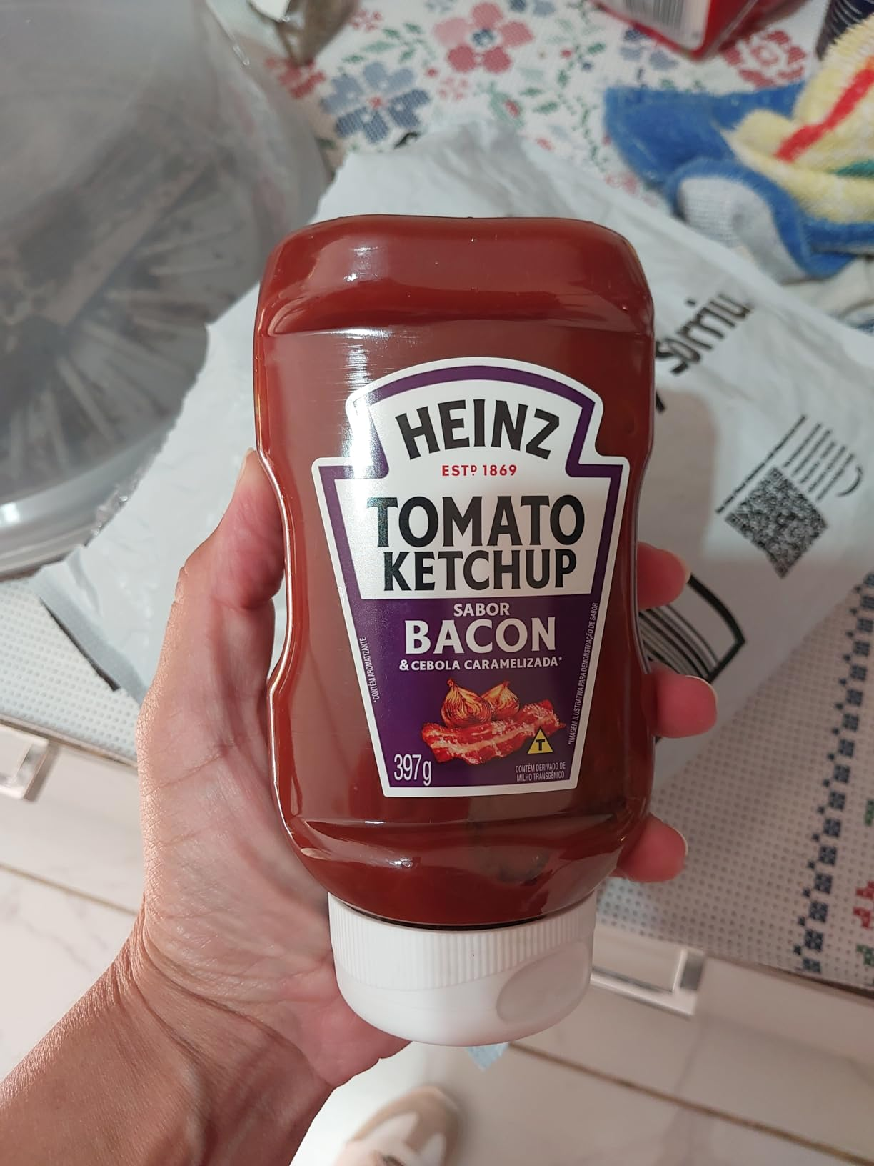 KETCHUP DE BACON E CEBOLA CARAMELIZADA
