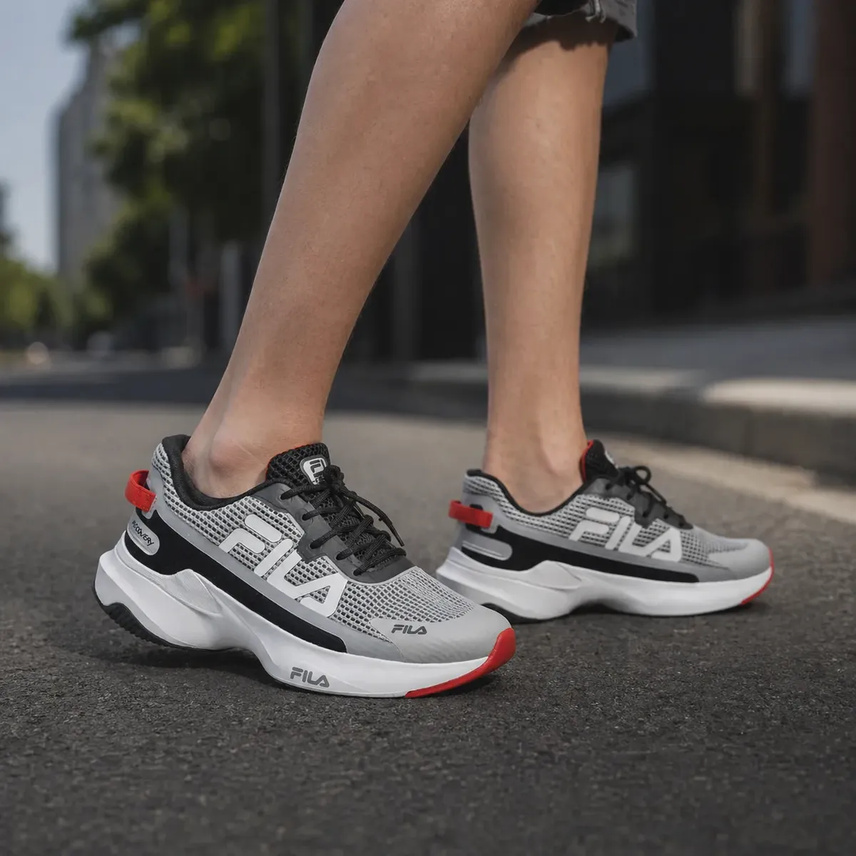 Tênis Fila Recovery Masculino Running Sola Alta