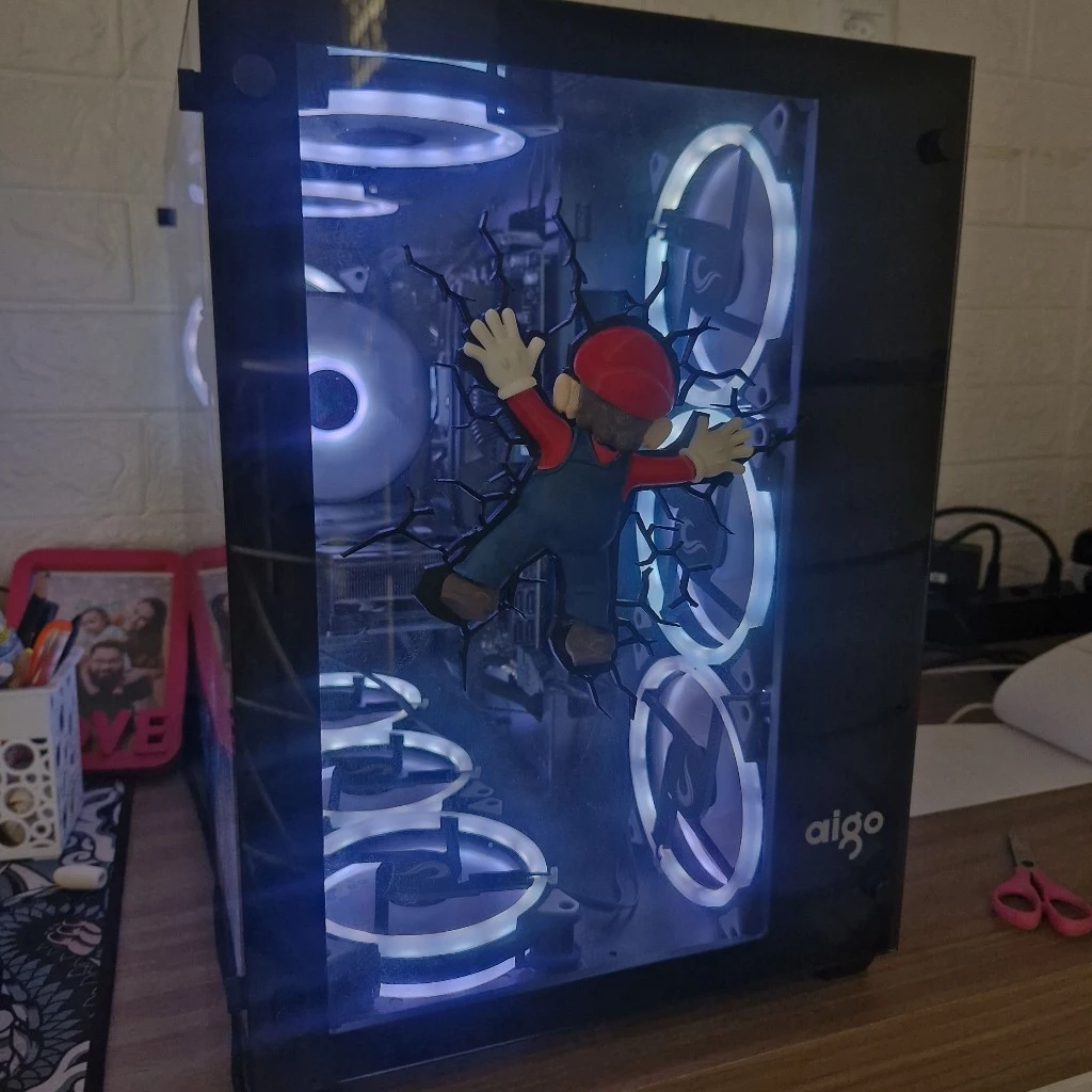 O MARIO INVADIU O QUARTO 🍄