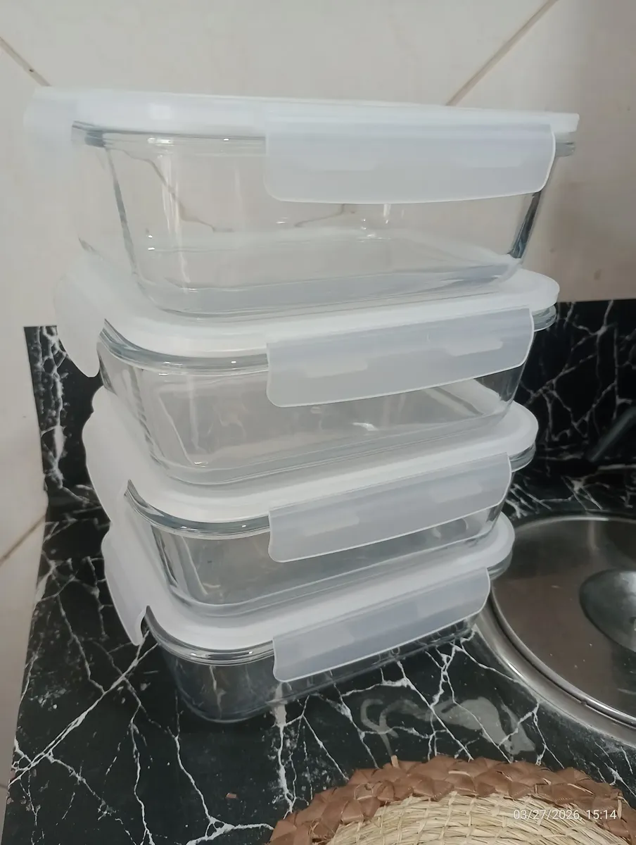 KIT DE 4 POTES HERMÉTICOS DO GRANDÃO