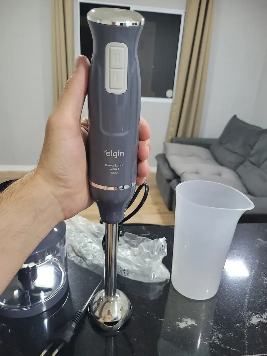 Mixer Power Inox 3 Em 1 600w Elgin Lunar -