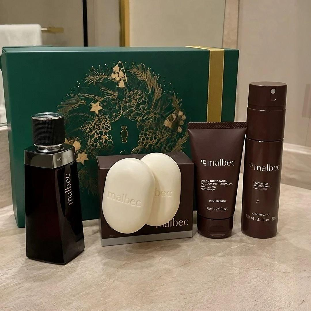 Kit Presente Natal Malbec Boticario Lançamento