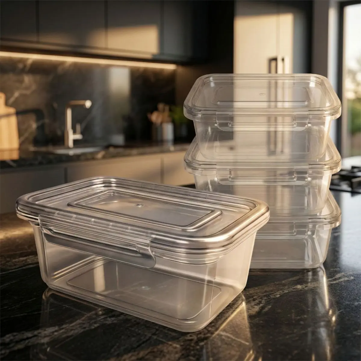 KIT COM 12 MARMITAS DE 800ML VAI NO FREEZER E MICRO-ONDAS 