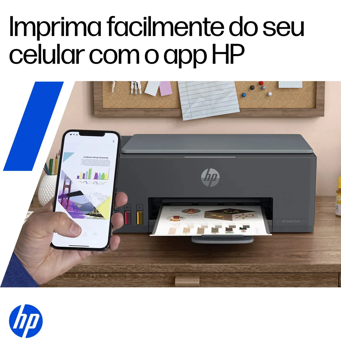 Impressora Multifuncional HP Smart Tank 584 - Preta