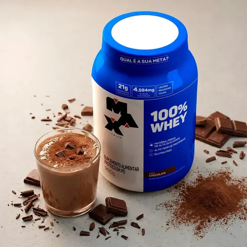 WHEY PROTEIN DE 1 QUILO SABOR CHOCOLATE