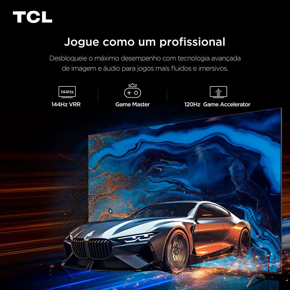 Smart Tv 55 C6k 4k Qd-mini Led 144hz Google Tv Tcl