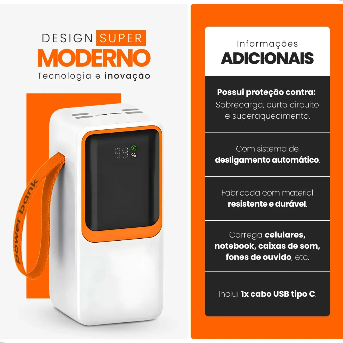 POWER BANK TURBO PORTÁTIL