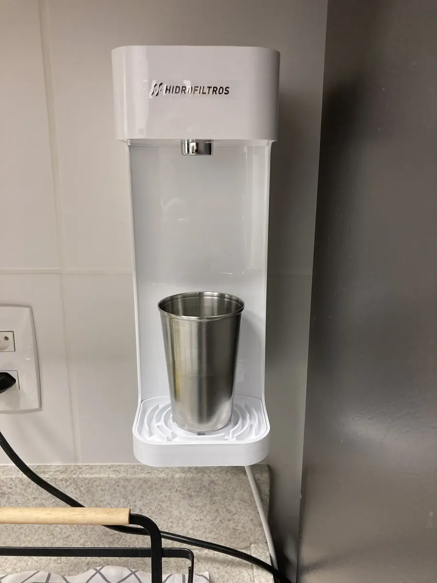 Purificador De Água Hidrofiltros Com Refil Facile C3 Cinza