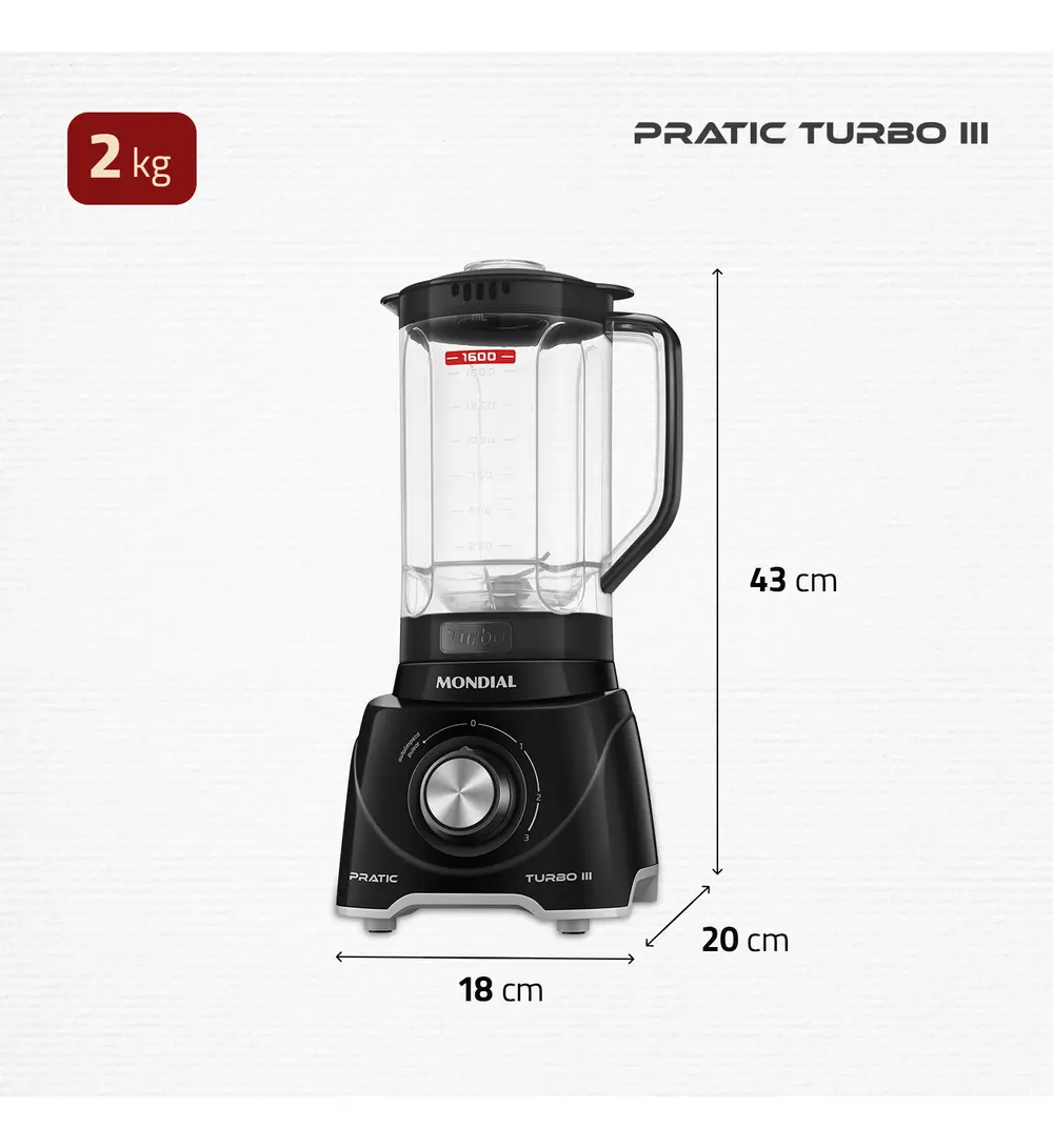 LIQUIDIFICADOR MONDIAL BARATINHO