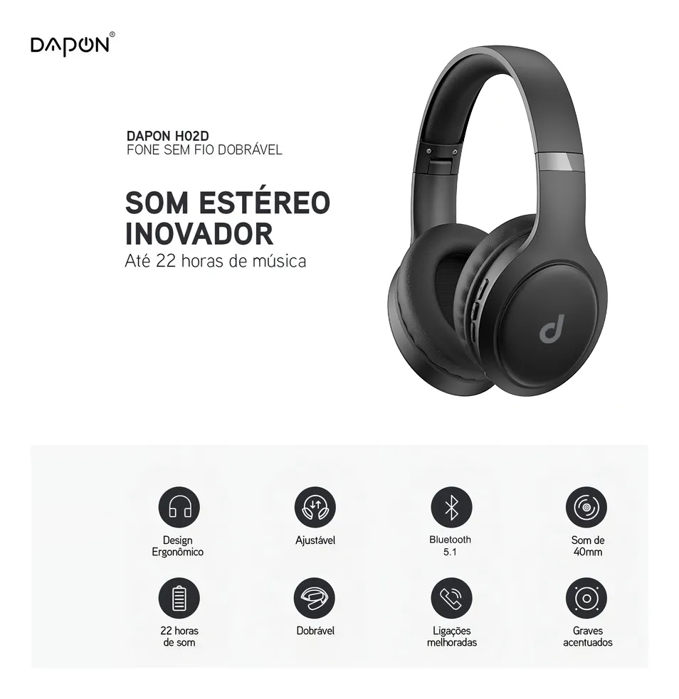 HEADPHONE DAPON BARATINHO