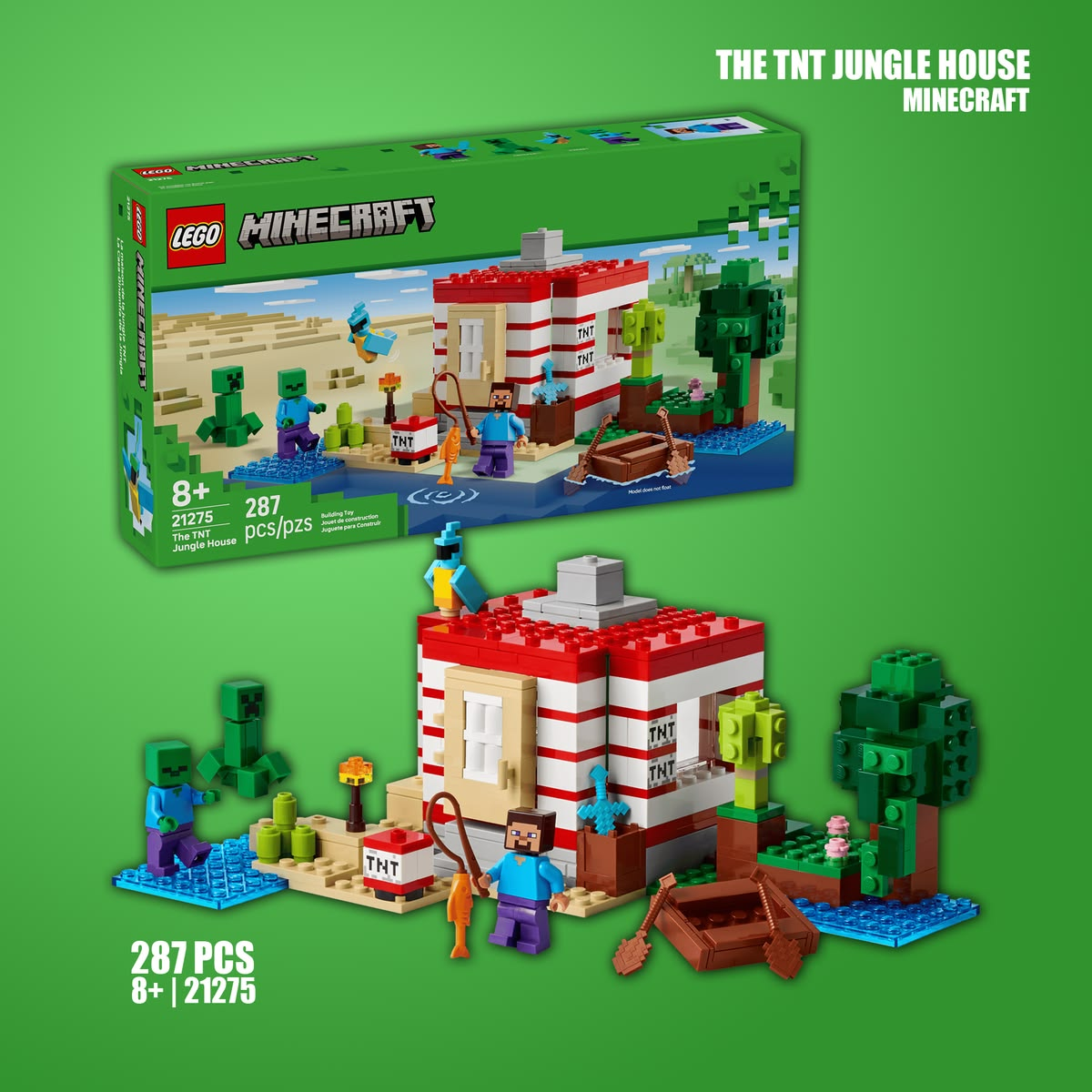 LEGO + MINECRAFT É SUCESSO 💥