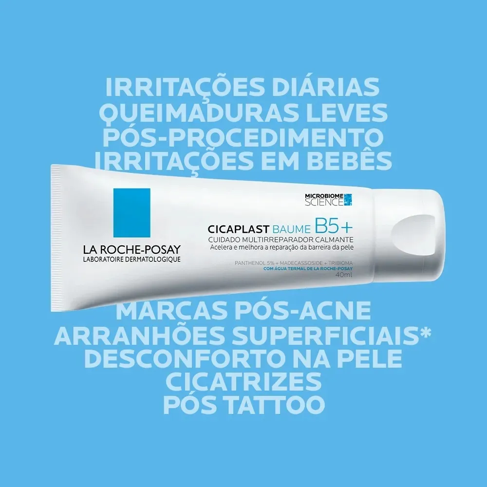 Creme Multirreparador Calmante, Cicaplast Baume B5+ La Roche-Posay, 20ml