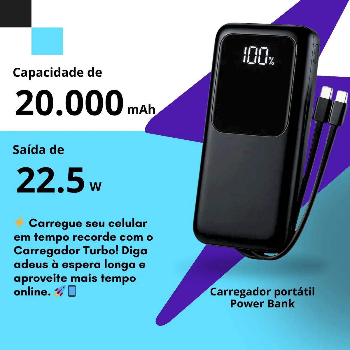 COMO VC ANDA POR AÍ SEM UMA POWER BANK
