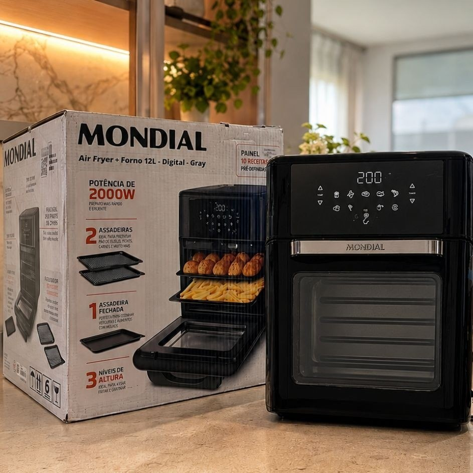 AIR FRYER GIGANTE PRA FAZER DE TUDO