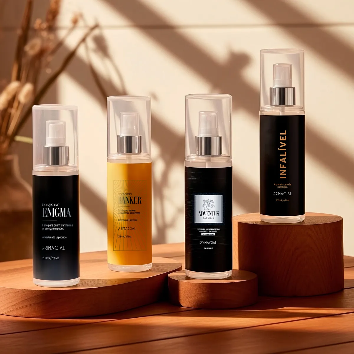KIT COM 4 BODY SPLASH MASCULINOS COM CUPOM