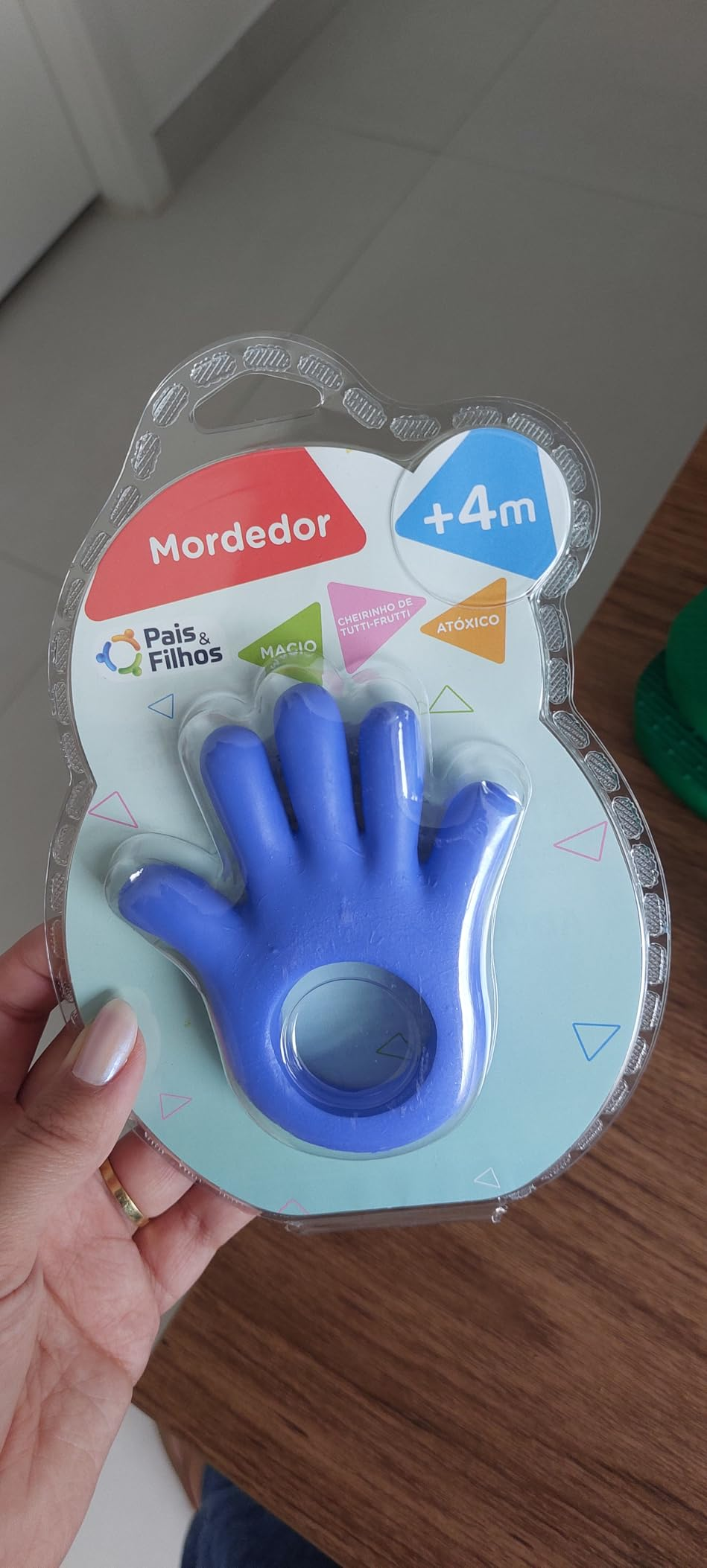 Mordedor For Baby, Azul | Maozinha, Bebê