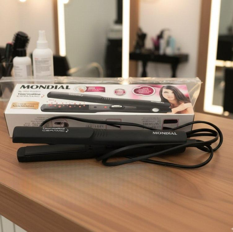 Prancha Alisadora Tourmaline Ceramic, Mondial, 30W - P-15