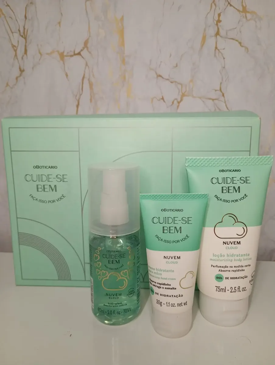 Mini Kit Cuidados Da Pele Presente Cuide-se Bem (3 Itens)