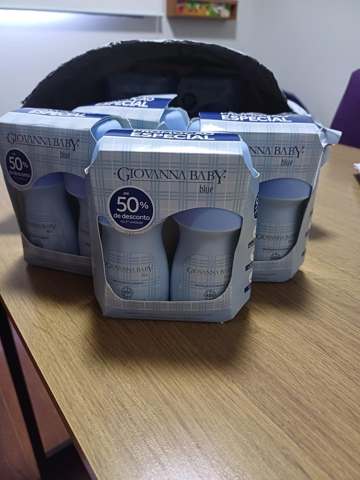 Desodorante Roll On Giovanna Baby Fem | Kit Giovanna Baby, C/2, 50Ml, Blue, Embalagem Sortida