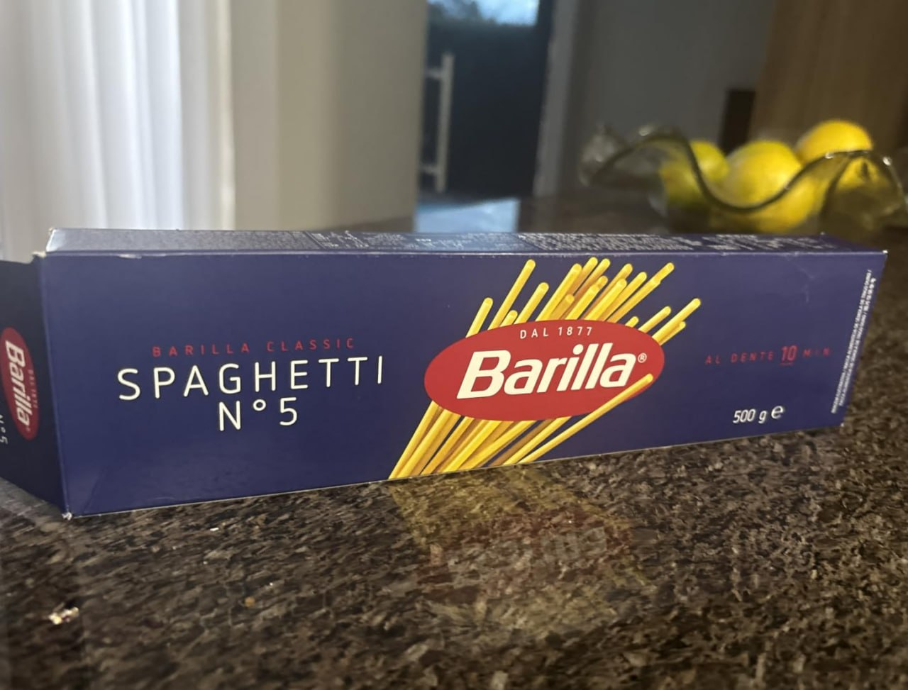 Barilla N.5 - Macarrão Grano Duro, Spaguetti, 500g