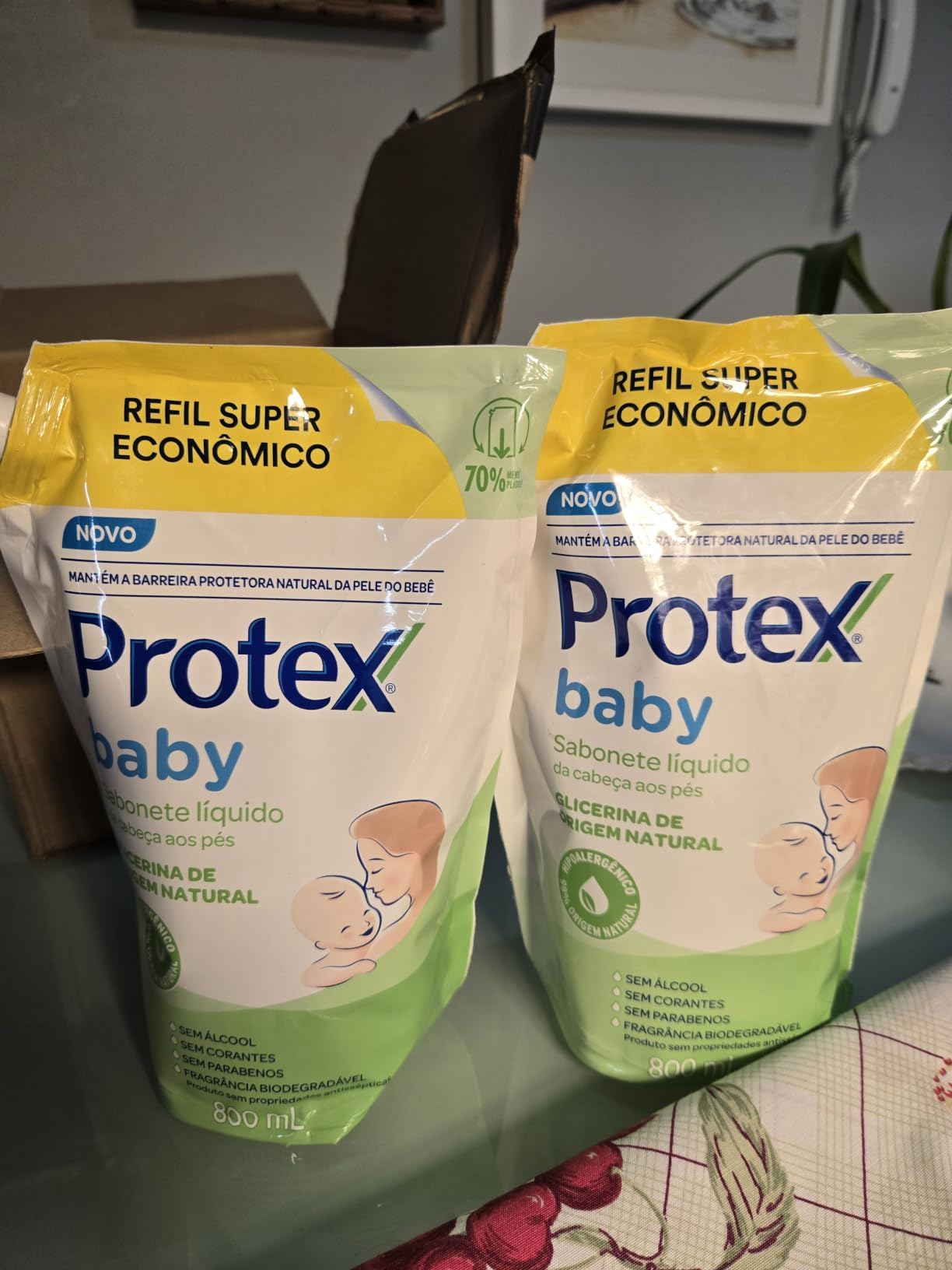 Sabonete Líquido Protex Baby para Bebês | Glicerina Natural, 800ml