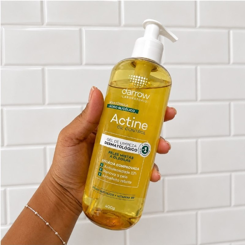 Gel de Limpeza Facial Darrow Actine Oil Control Pele Mista Oleosa 400g